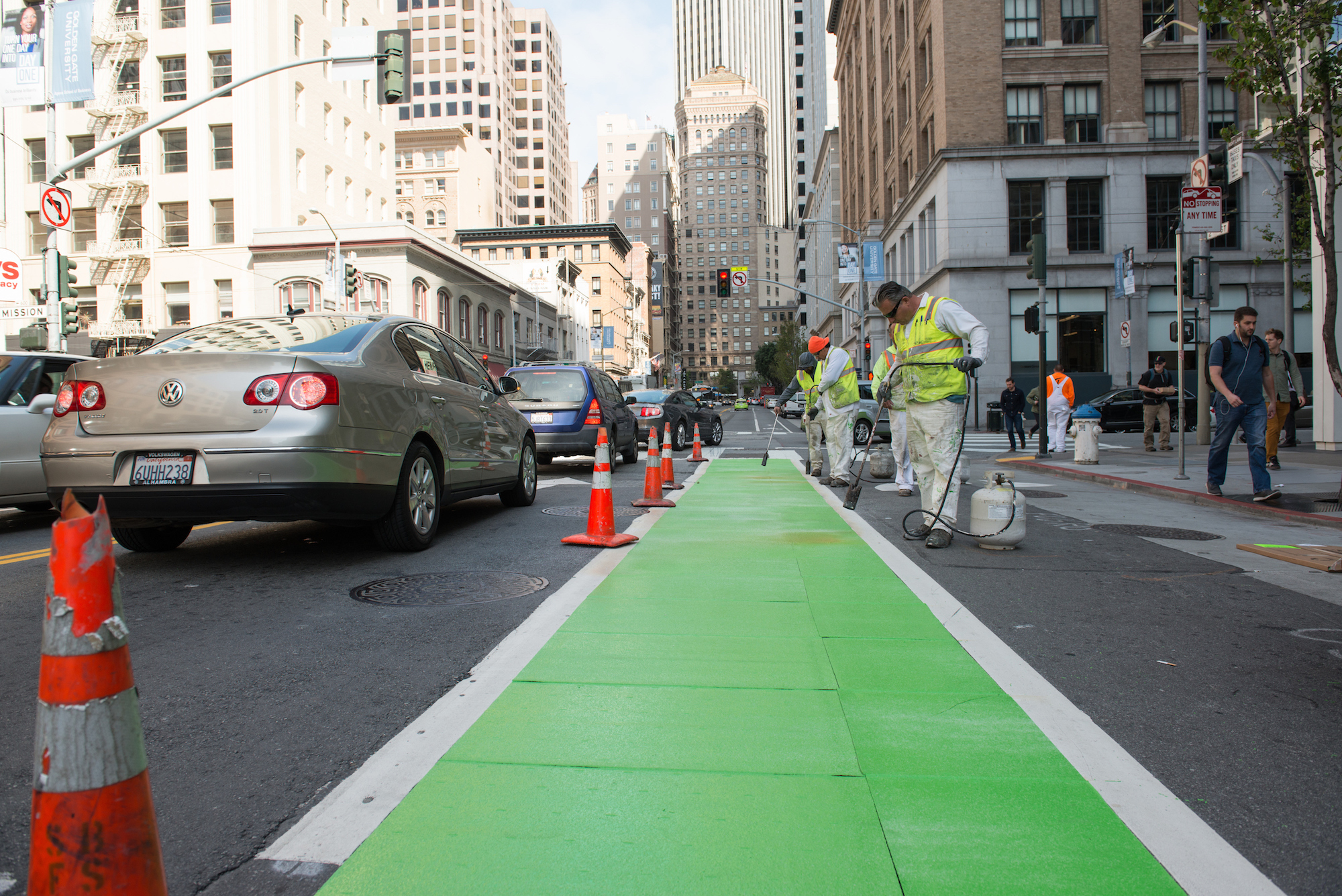 Bike Lane Painting