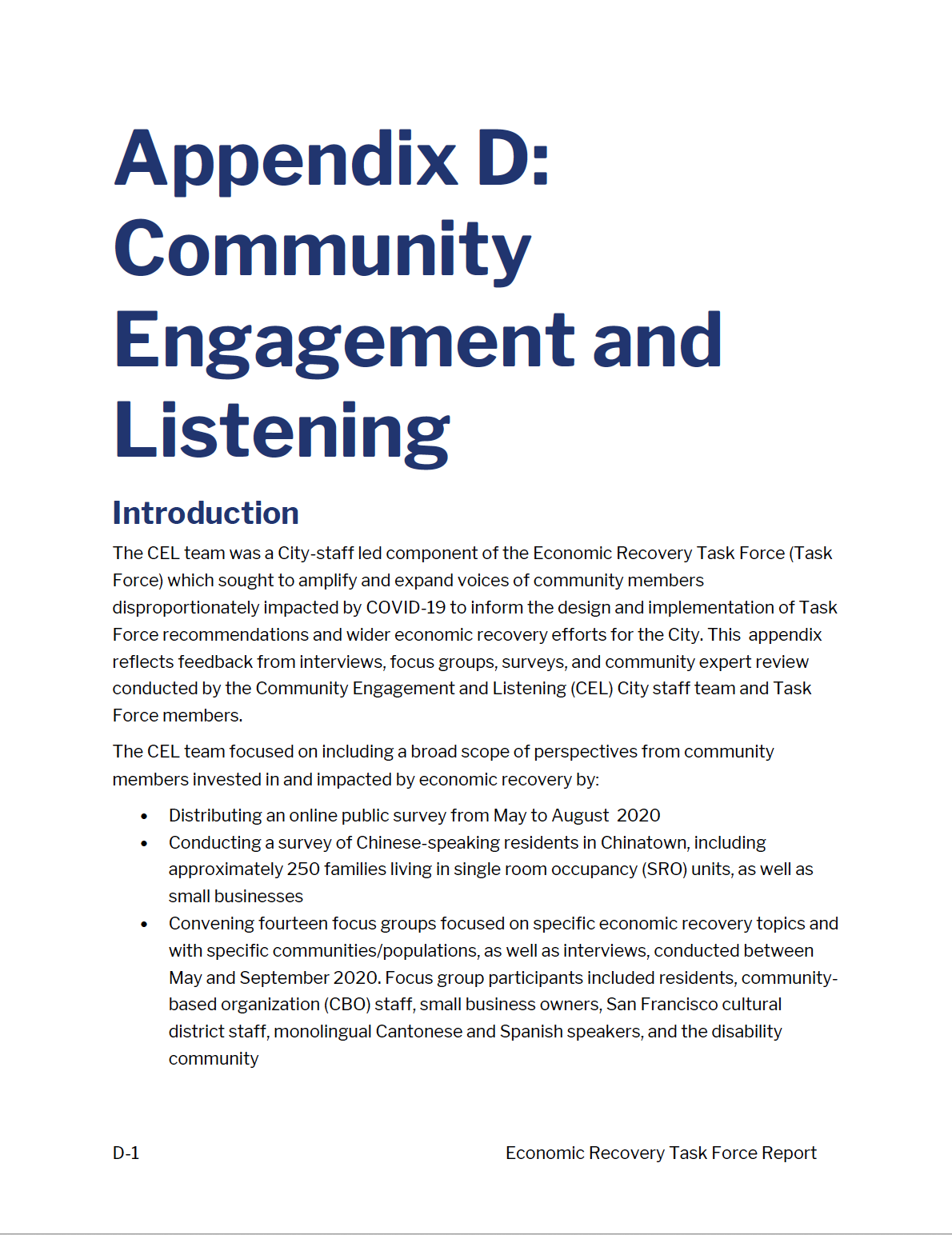 ERTF Appendix D - CEL