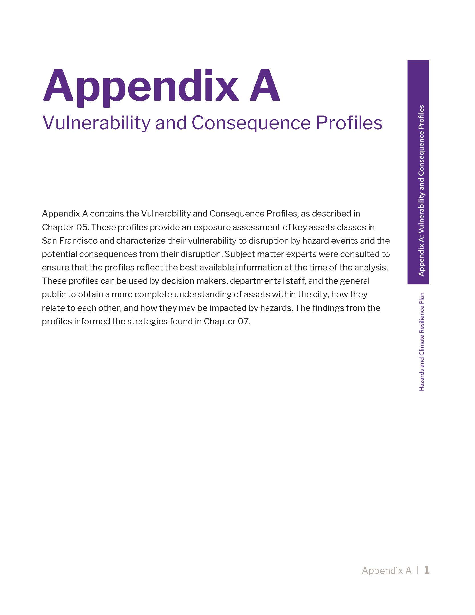 HCR Appendix A