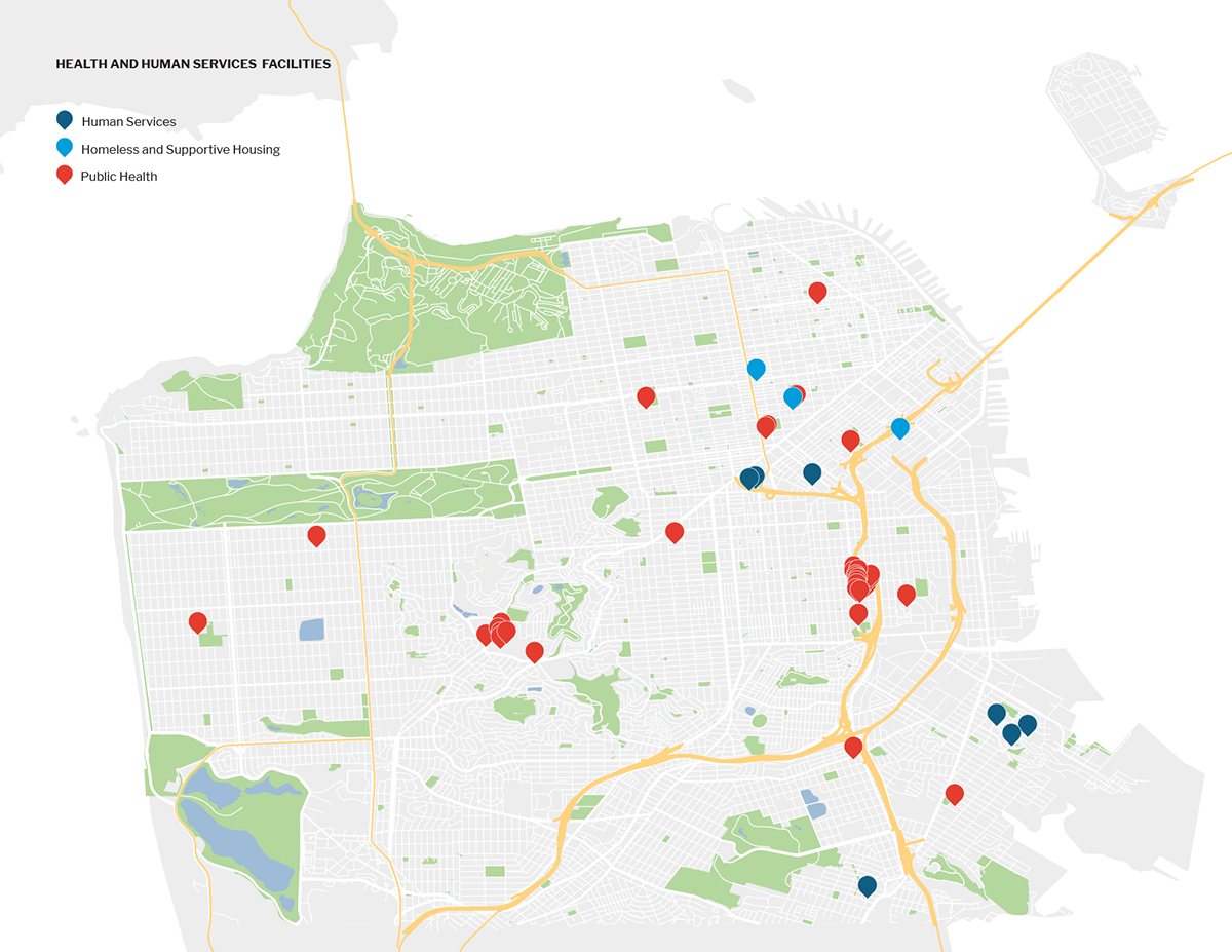 Health and Human Services Facilities Map