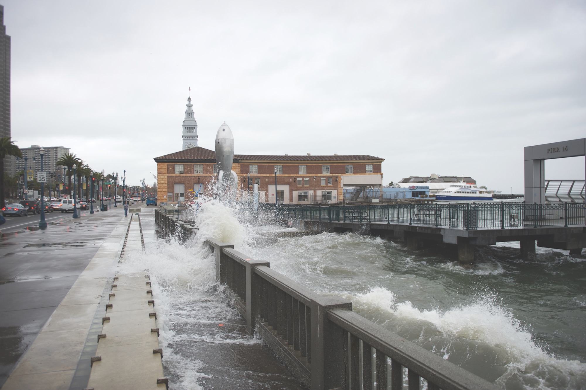 King Tides on the Embarcadero