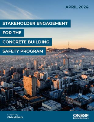 Stakeholder Engagement for the Concrete Building Safety Program